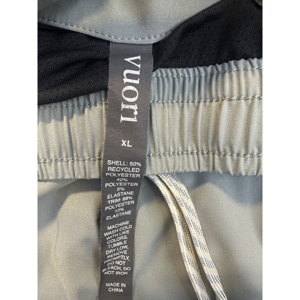 Vuori Men's Course Run Short Size XL Green/Blue Lined Athletic Gym Activewear - Picture 8 of 16